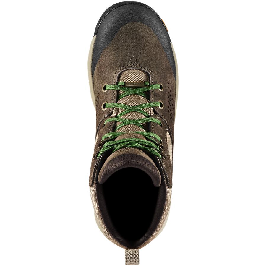 Women's Danner Inquire Mid Boots Brown / Green | AU4586EX