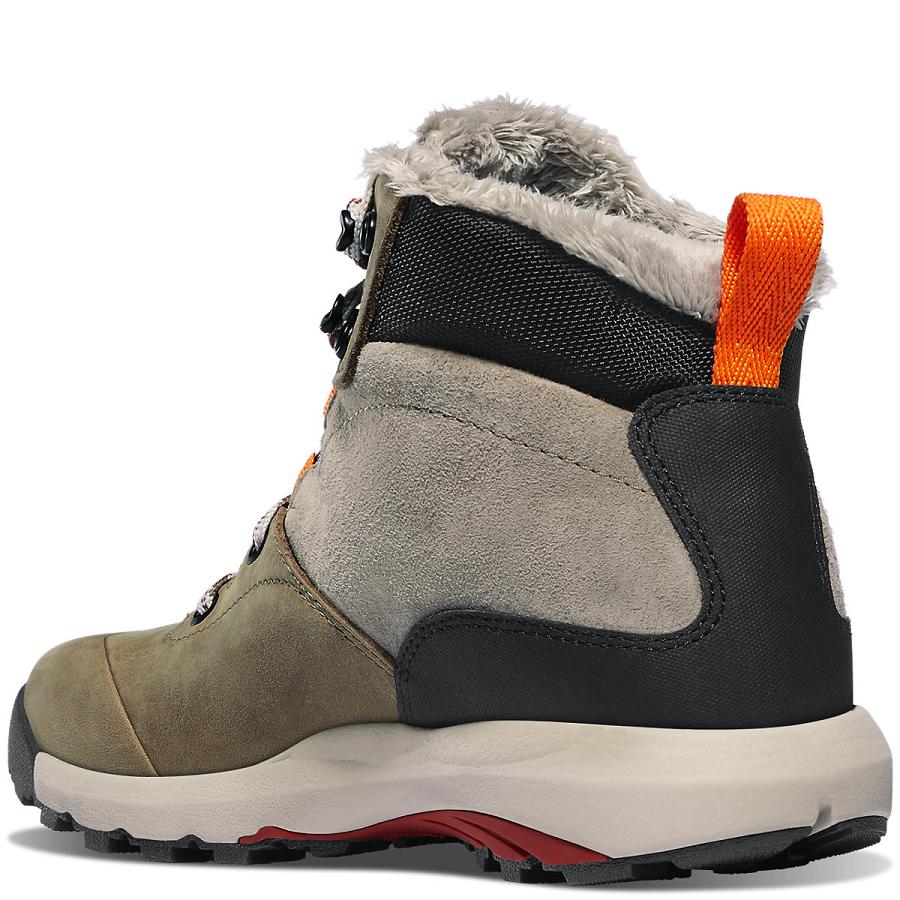 Women's Danner Inquire Mid Insulated Boots Olive | AU4585RW