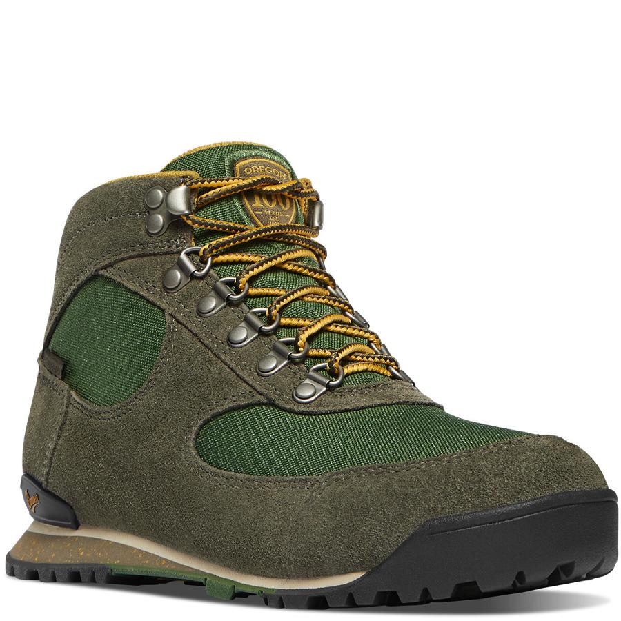 Women's Danner Jag Hiking Boots Olive | AU4633IS