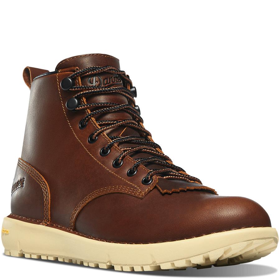 Women's Danner Logger 917 GTX Boots Coffee | AU4598JJ