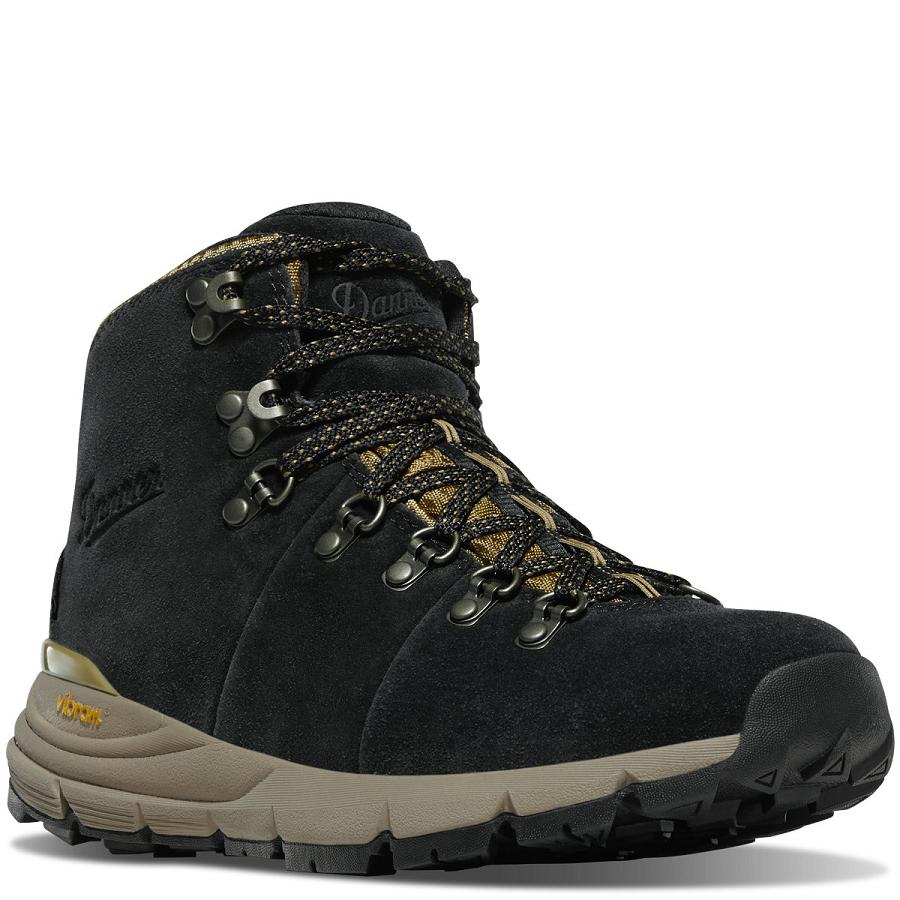 Women's Danner Mountain 600 Hiking Boots Black / Khaki | AU4647ZG