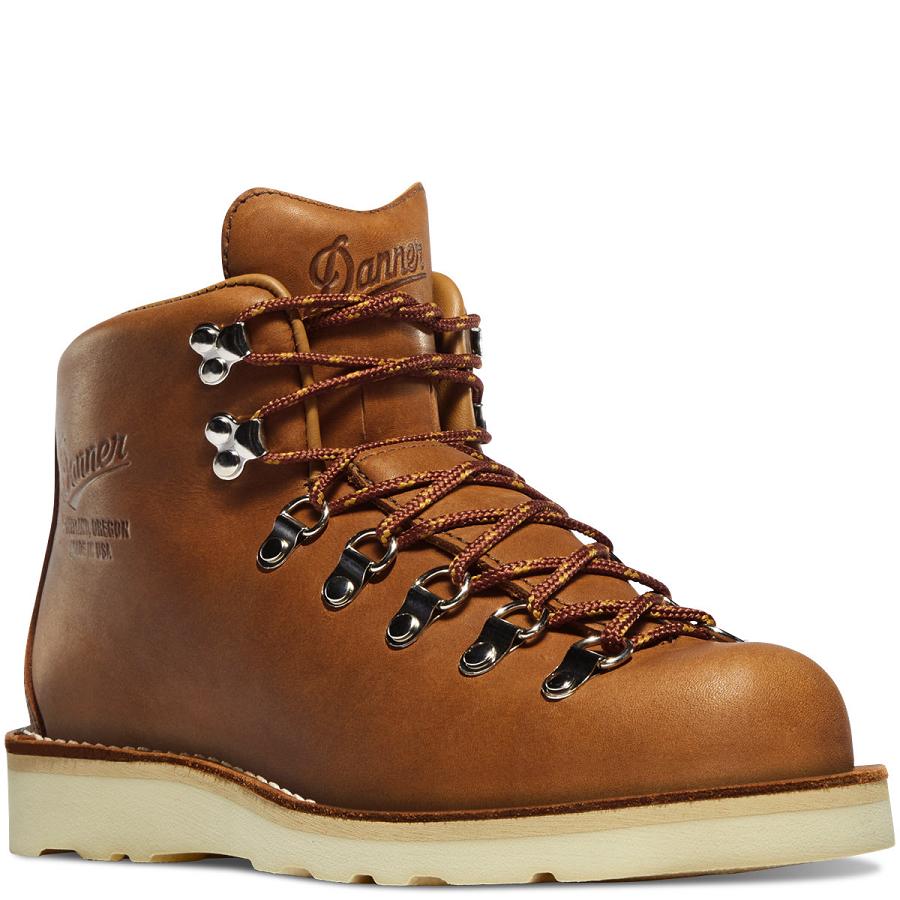 Women's Danner Mountain Light Kenton Boots Brown | AU4583YU