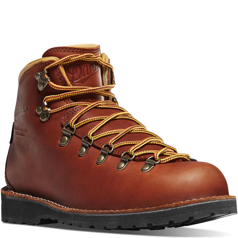 Women's Danner Mountain Pass Boots Coffee | AU4544LH