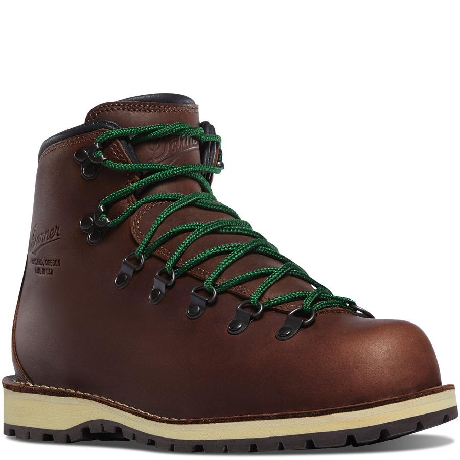 Women's Danner Mountain Pass Boots Coffee | AU4548HK