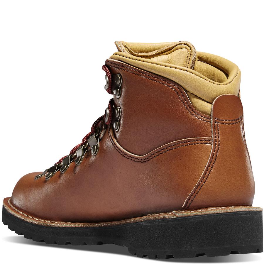 Women's Danner Mountain Pass Hiking Boots Brown | AU4610YU