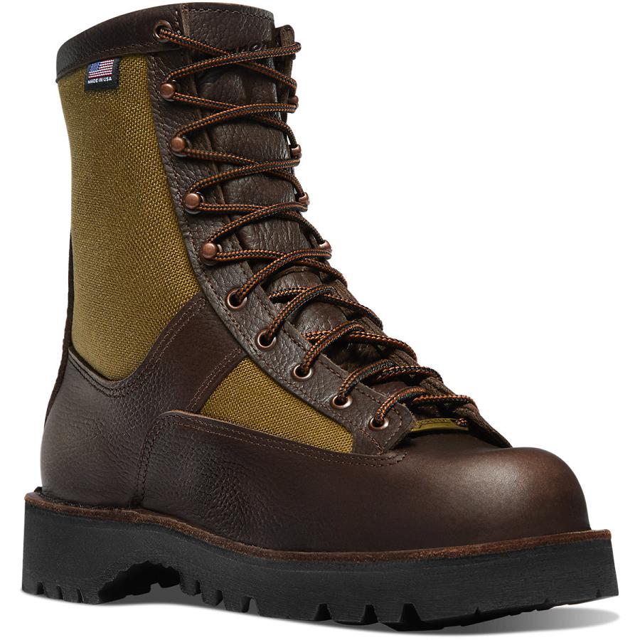 Women's Danner Sierra Insulated 200G Hunting Boots Brown / Black | AU4683PQ