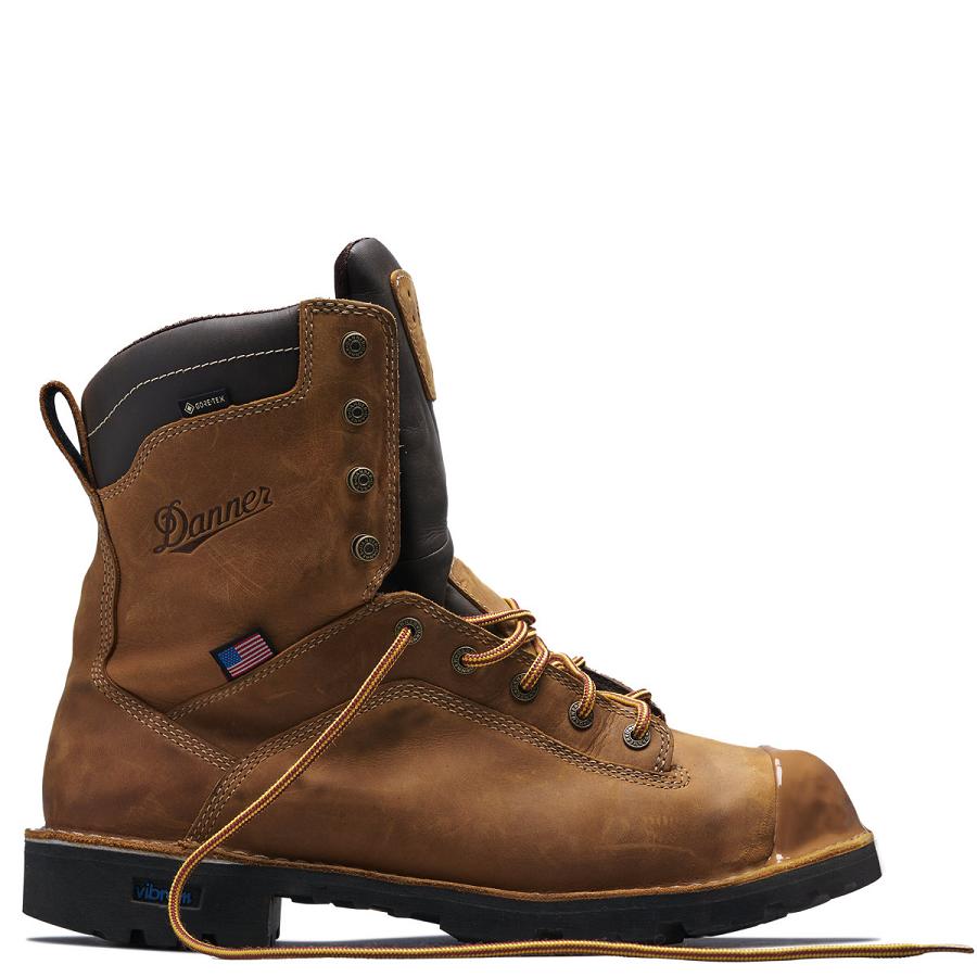 Women's Danner TUFF TOE Boot Care Brown | AU4423PQ